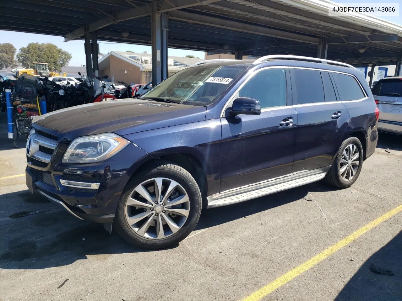 2013 Mercedes-Benz Gl 450 4Matic VIN: 4JGDF7CE3DA143066 Lot: 73788014