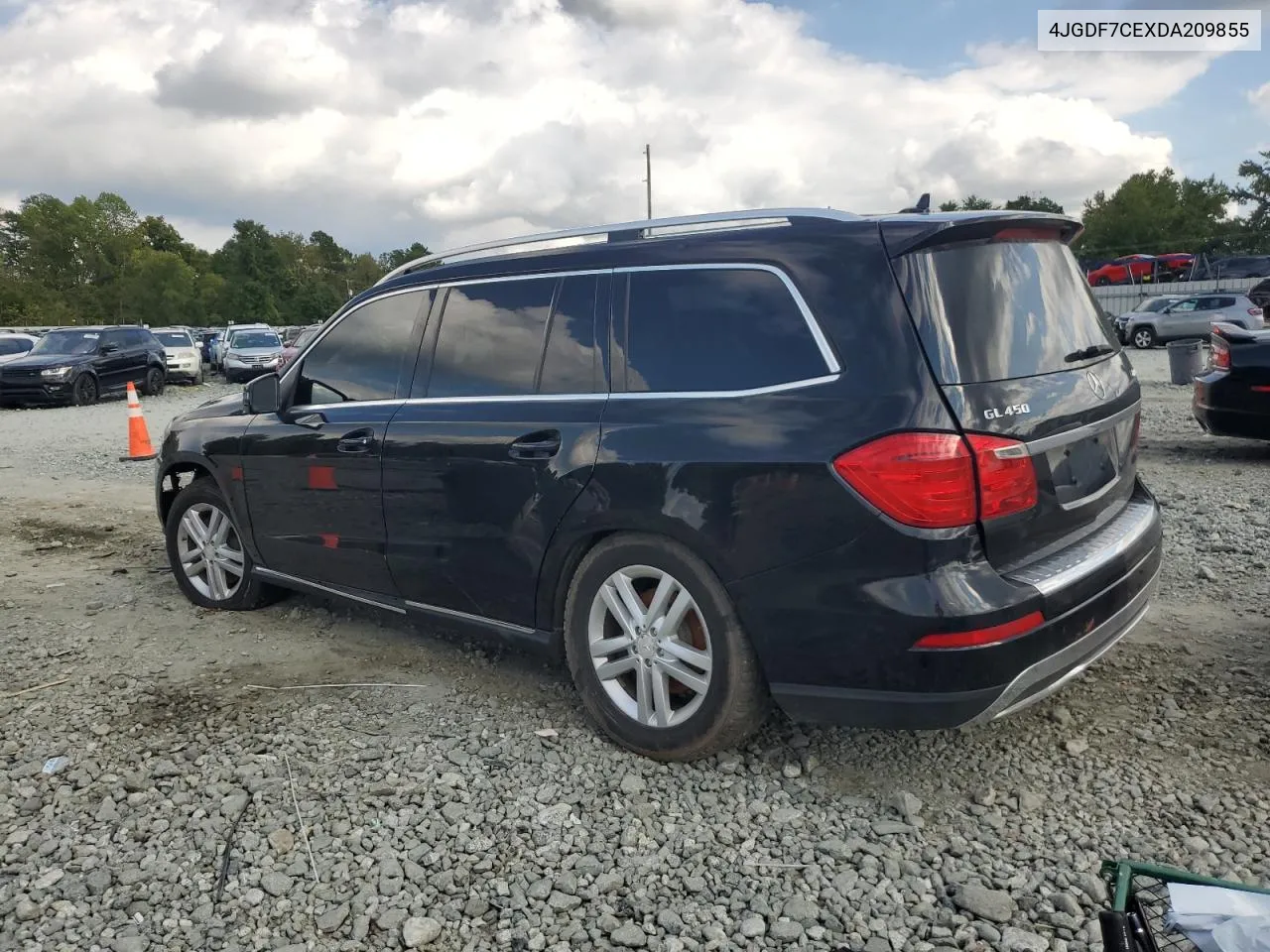 2013 Mercedes-Benz Gl 450 4Matic VIN: 4JGDF7CEXDA209855 Lot: 74661464