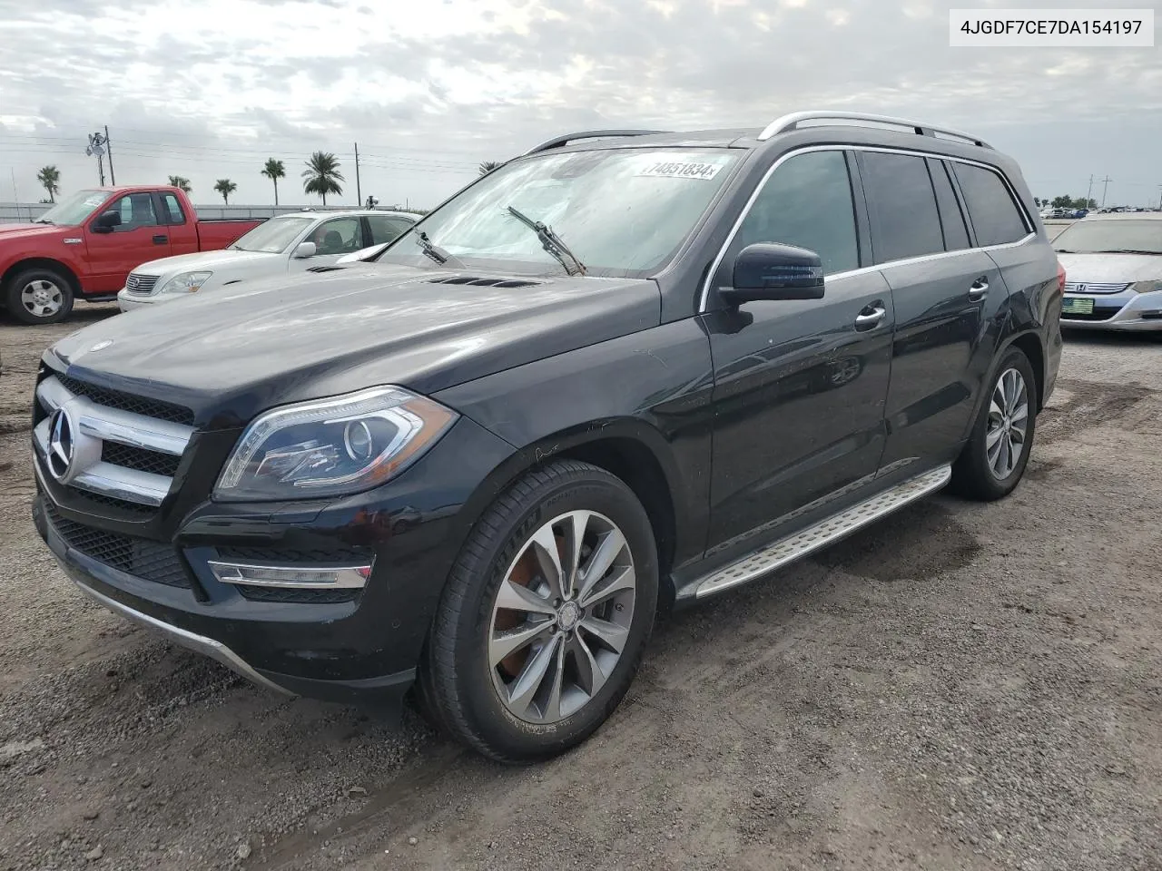 2013 Mercedes-Benz Gl 450 4Matic VIN: 4JGDF7CE7DA154197 Lot: 74851834