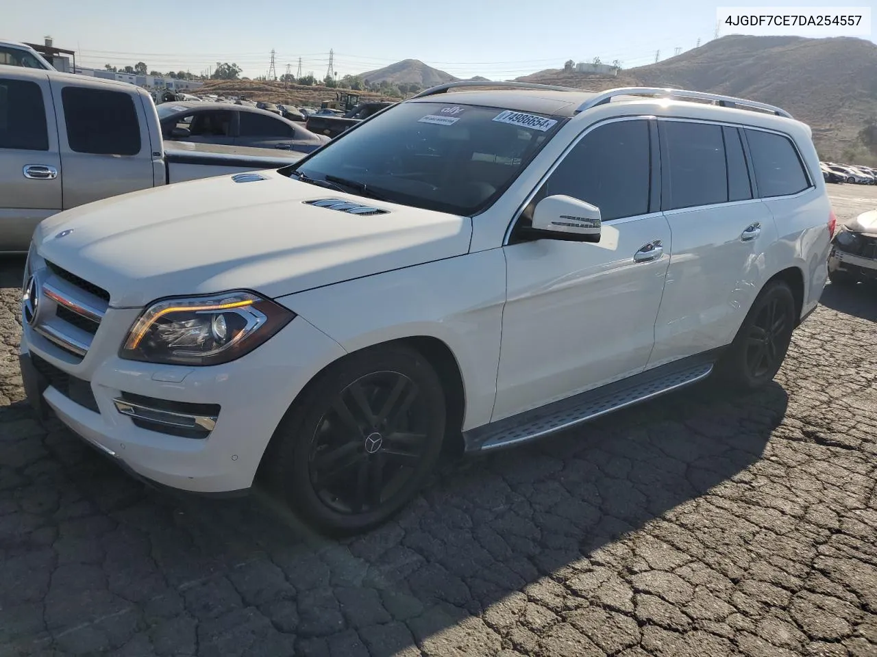 2013 Mercedes-Benz Gl 450 4Matic VIN: 4JGDF7CE7DA254557 Lot: 74986654