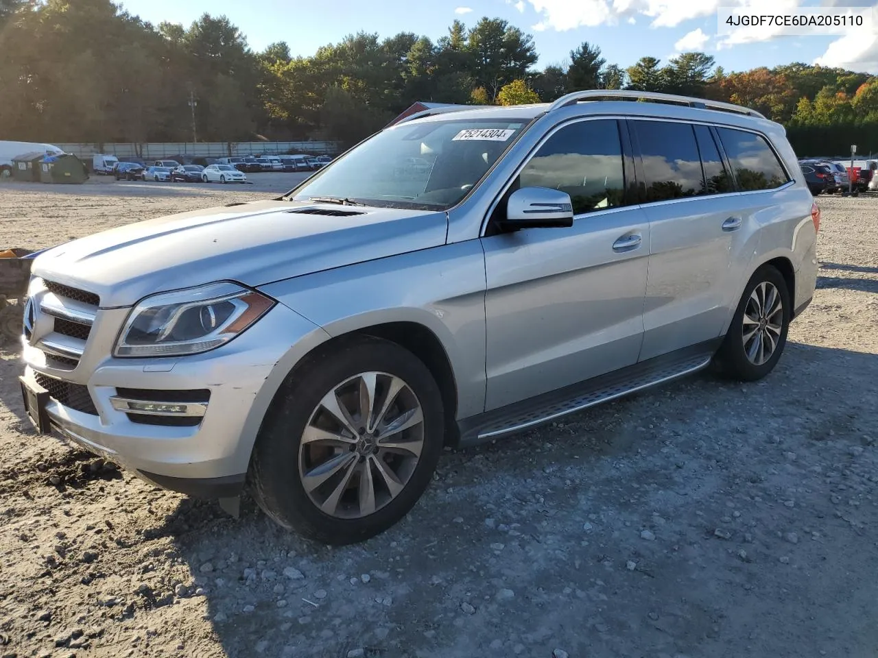 2013 Mercedes-Benz Gl 450 4Matic VIN: 4JGDF7CE6DA205110 Lot: 75214304