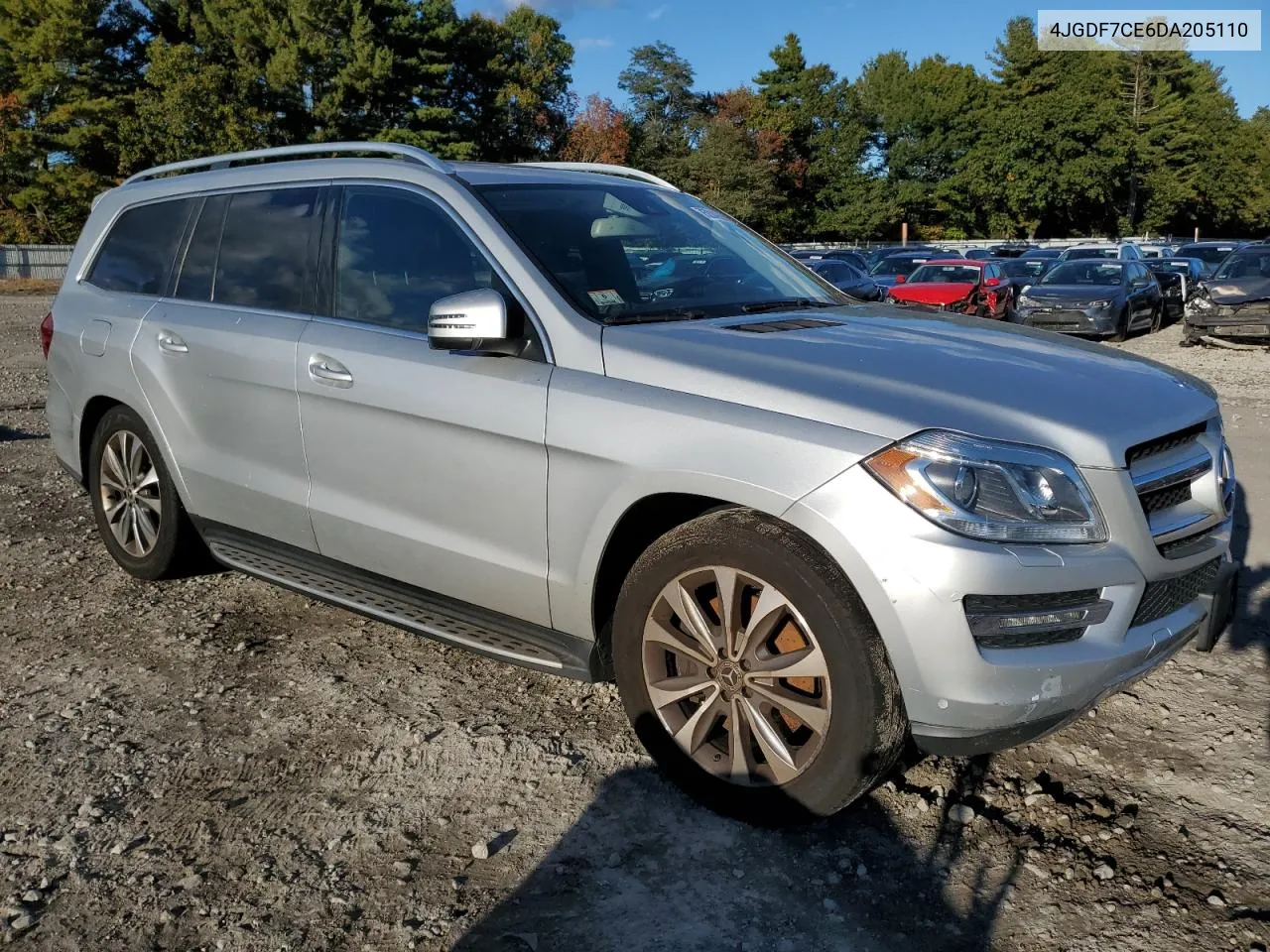 2013 Mercedes-Benz Gl 450 4Matic VIN: 4JGDF7CE6DA205110 Lot: 75214304