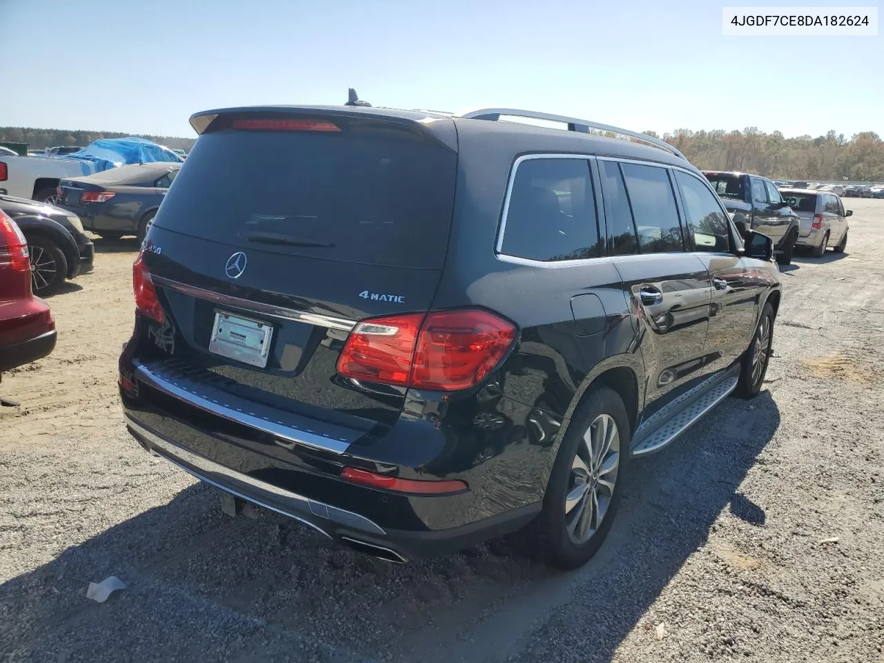 2013 Mercedes-Benz Gl 450 4Matic VIN: 4JGDF7CE8DA182624 Lot: 75676394