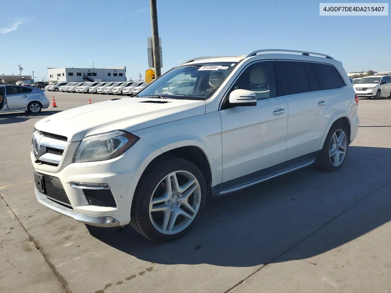 2013 Mercedes-Benz Gl 550 4Matic VIN: 4JGDF7DE4DA215407 Lot: 76123054