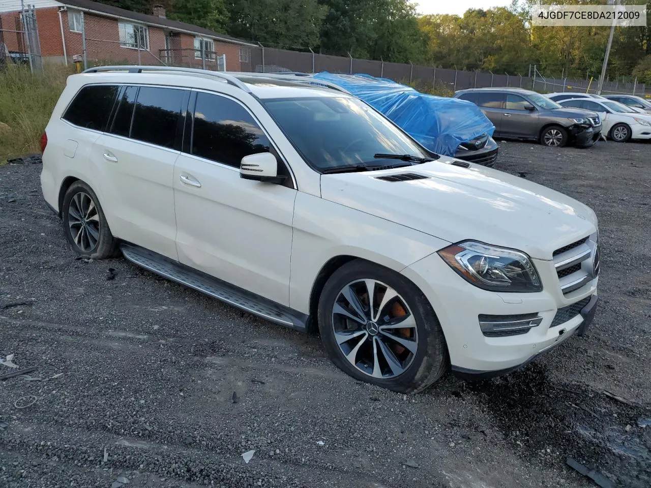 2013 Mercedes-Benz Gl 450 4Matic VIN: 4JGDF7CE8DA212009 Lot: 76351484