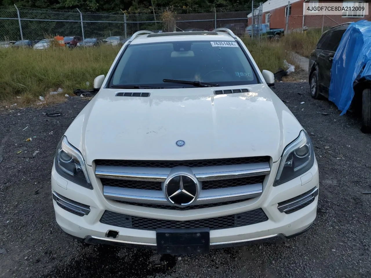 2013 Mercedes-Benz Gl 450 4Matic VIN: 4JGDF7CE8DA212009 Lot: 76351484