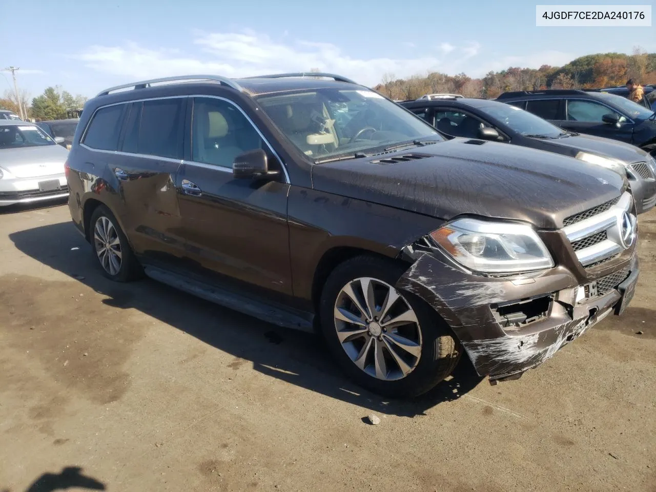 2013 Mercedes-Benz Gl 450 4Matic VIN: 4JGDF7CE2DA240176 Lot: 76765124