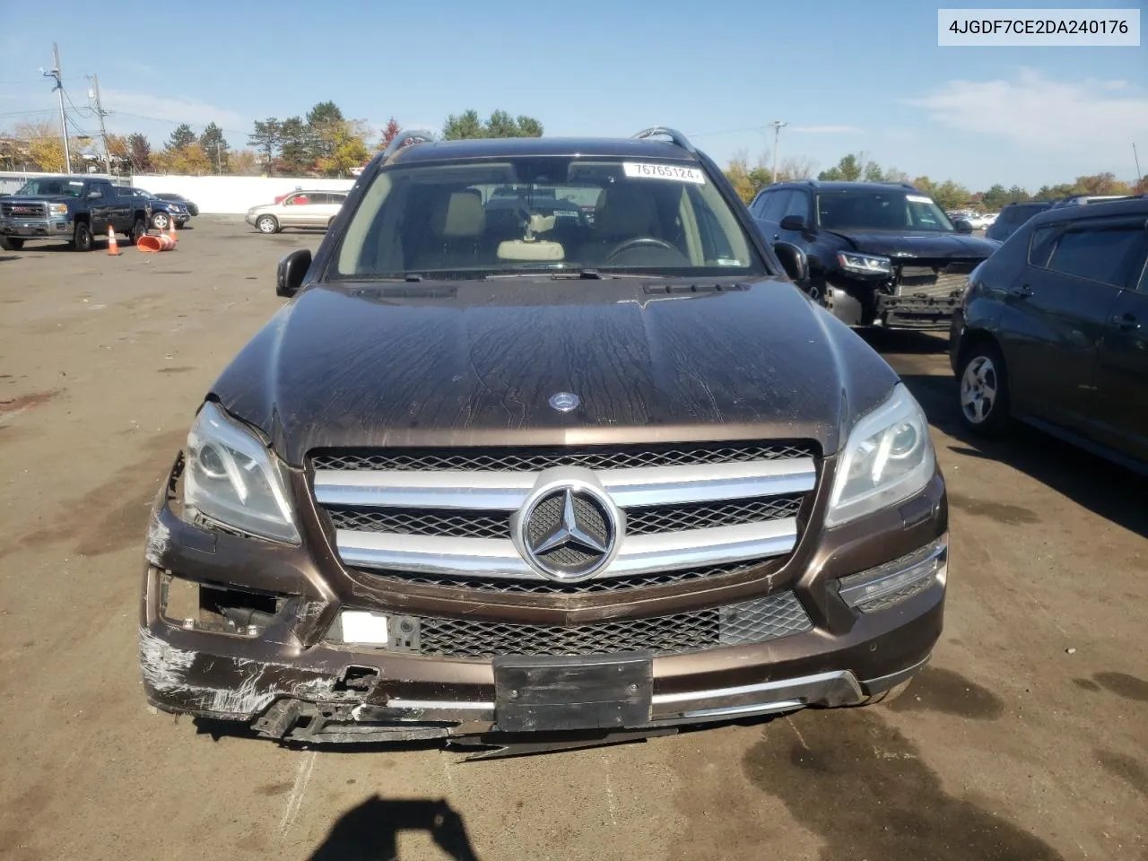 2013 Mercedes-Benz Gl 450 4Matic VIN: 4JGDF7CE2DA240176 Lot: 76765124