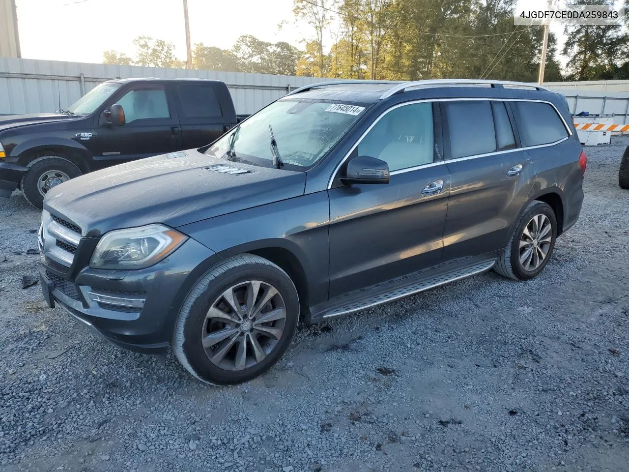 2013 Mercedes-Benz Gl 450 4Matic VIN: 4JGDF7CE0DA259843 Lot: 77645014