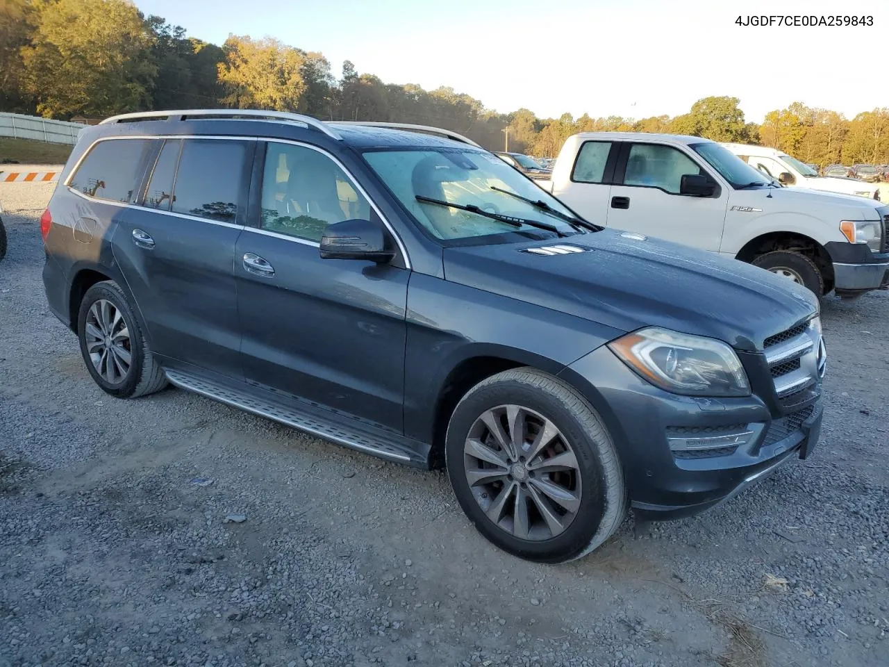 2013 Mercedes-Benz Gl 450 4Matic VIN: 4JGDF7CE0DA259843 Lot: 77645014