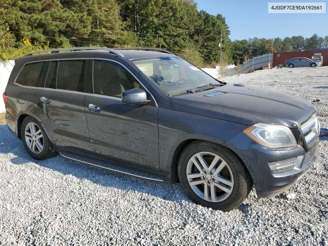 2013 Mercedes-Benz Gl 450 4Matic VIN: 4JGDF7CE9DA192661 Lot: 77837004