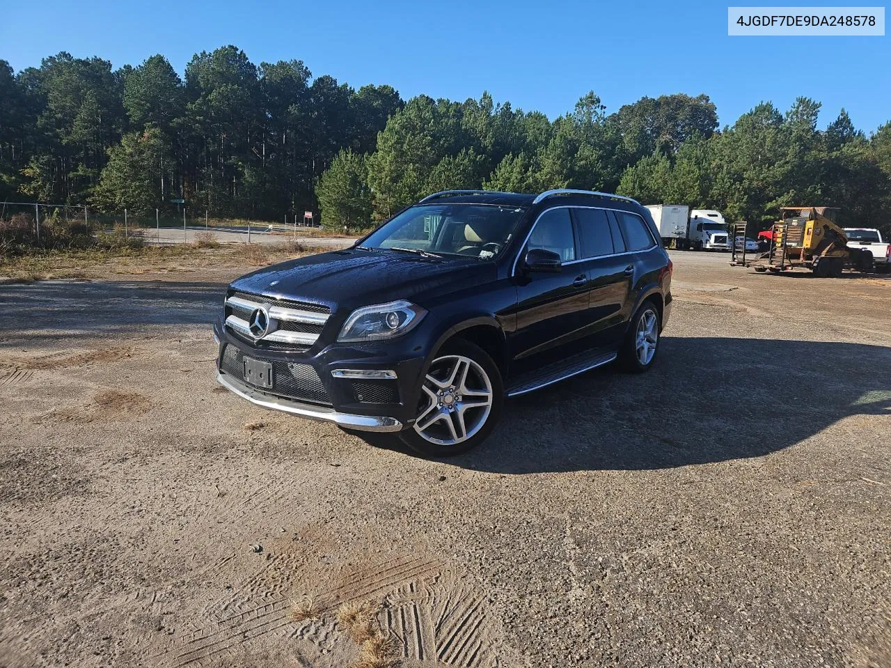 2013 Mercedes-Benz Gl 550 4Matic VIN: 4JGDF7DE9DA248578 Lot: 77950514