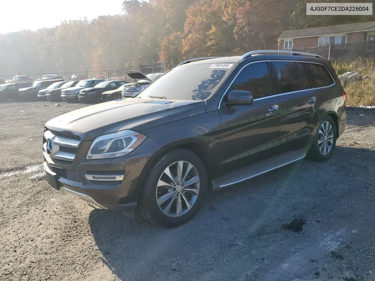 2013 Mercedes-Benz Gl 450 4Matic VIN: 4JGDF7CE2DA226004 Lot: 77961404