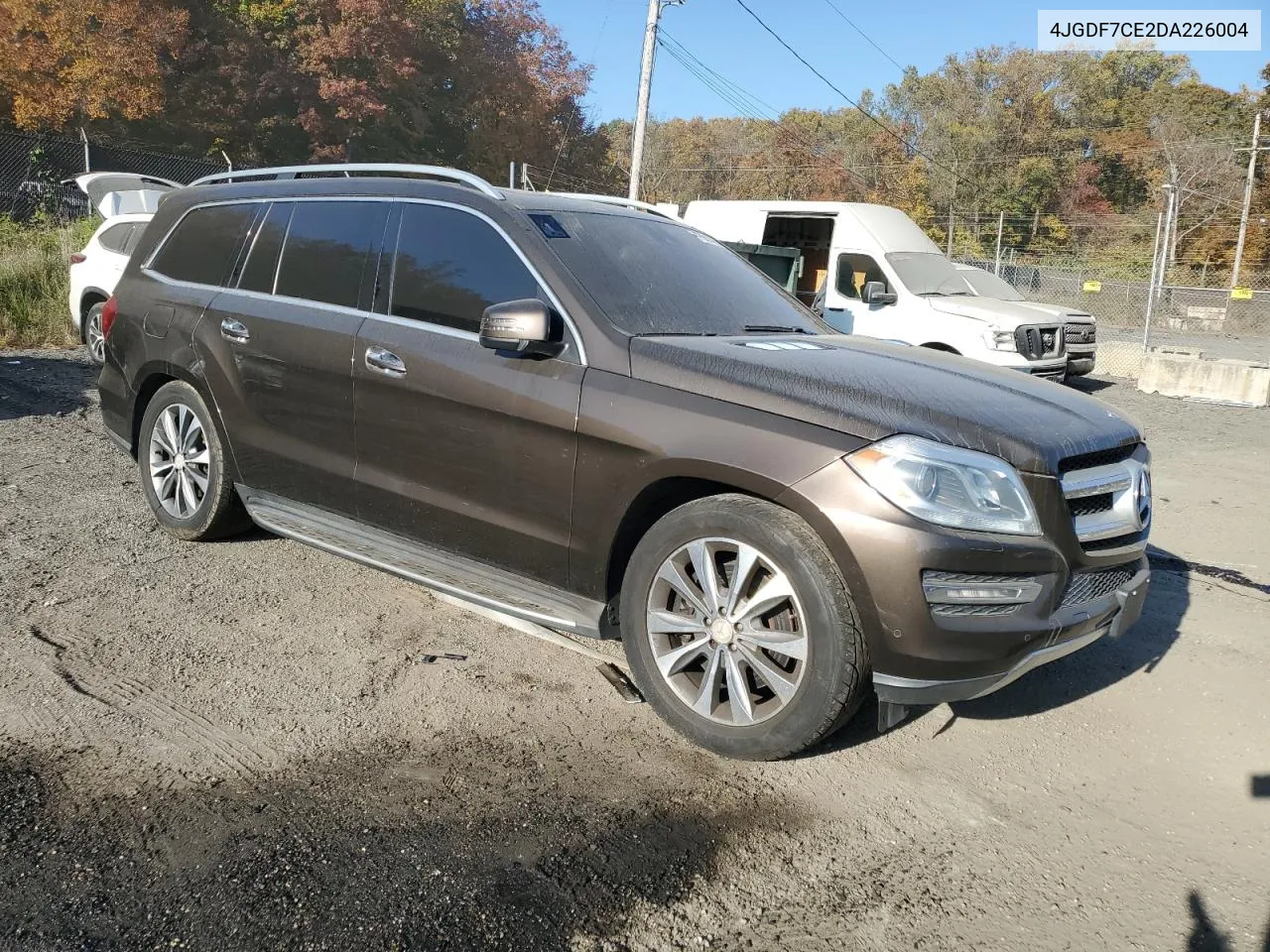 2013 Mercedes-Benz Gl 450 4Matic VIN: 4JGDF7CE2DA226004 Lot: 77961404