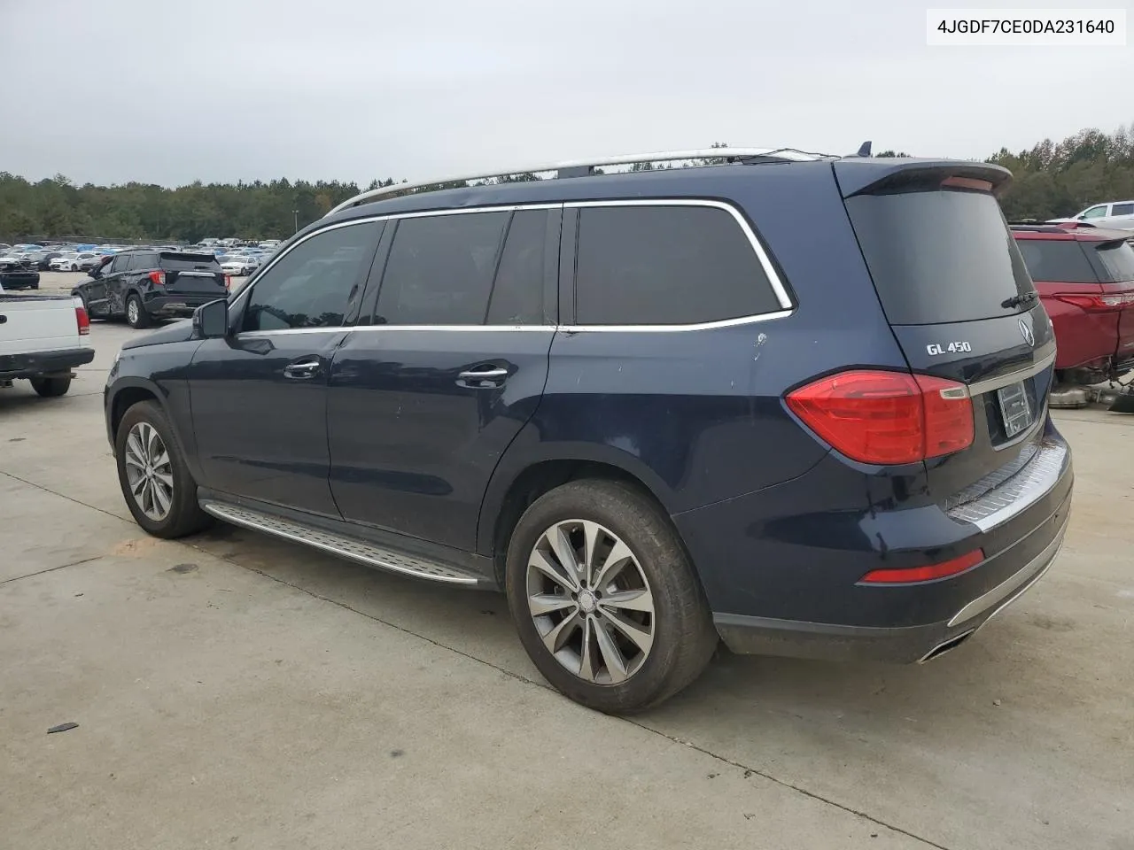 2013 Mercedes-Benz Gl 450 4Matic VIN: 4JGDF7CE0DA231640 Lot: 78330334