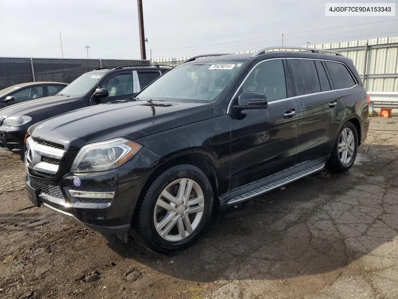 2013 Mercedes-Benz Gl 450 4Matic VIN: 4JGDF7CE9DA153343 Lot: 78424014