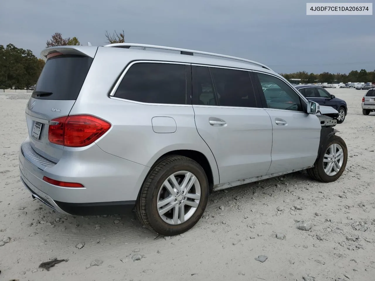 2013 Mercedes-Benz Gl 450 4Matic VIN: 4JGDF7CE1DA206374 Lot: 78730694