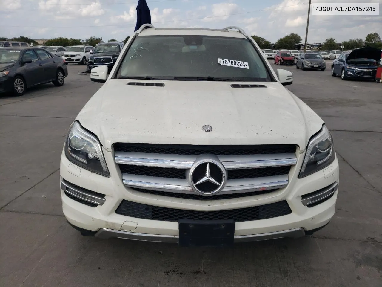 2013 Mercedes-Benz Gl 450 4Matic VIN: 4JGDF7CE7DA157245 Lot: 78760224