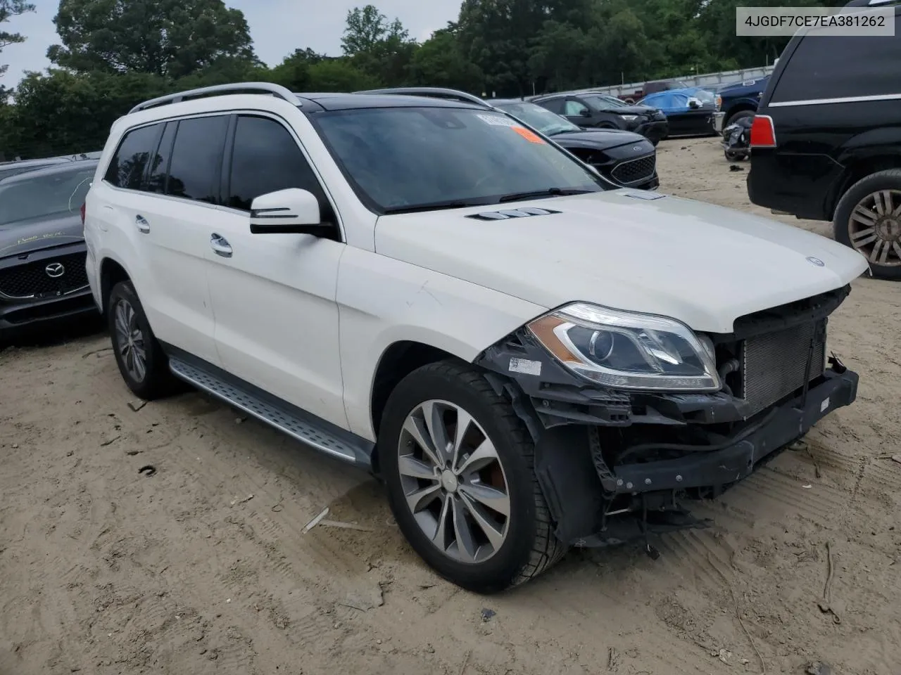 2014 Mercedes-Benz Gl 450 4Matic VIN: 4JGDF7CE7EA381262 Lot: 57481984