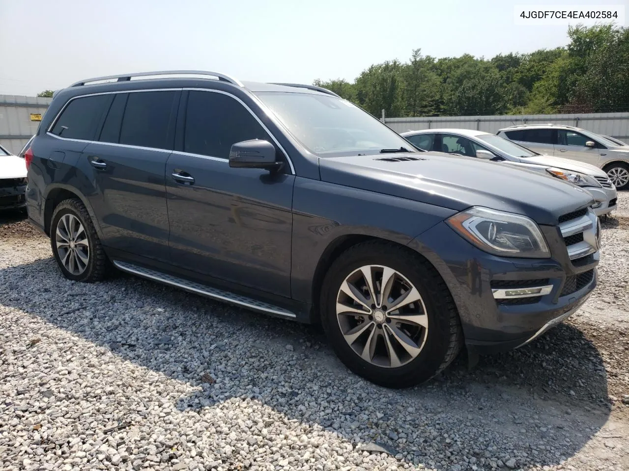 2014 Mercedes-Benz Gl 450 4Matic VIN: 4JGDF7CE4EA402584 Lot: 58255594