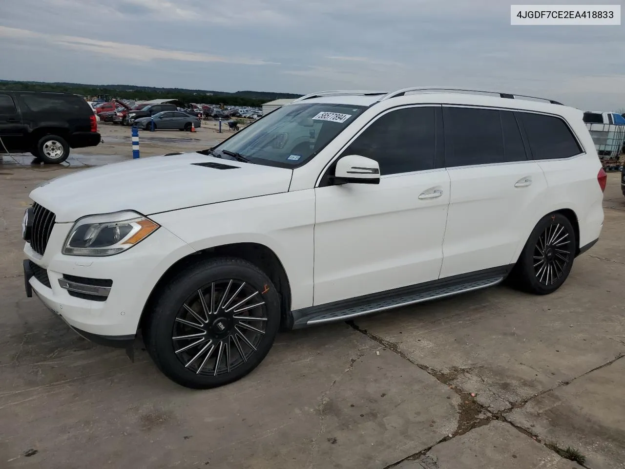 2014 Mercedes-Benz Gl 450 4Matic VIN: 4JGDF7CE2EA418833 Lot: 58577894