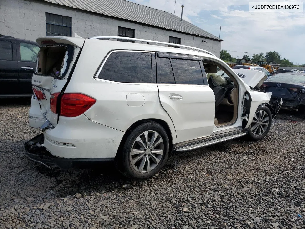 2014 Mercedes-Benz Gl 450 4Matic VIN: 4JGDF7CE1EA430973 Lot: 59014504