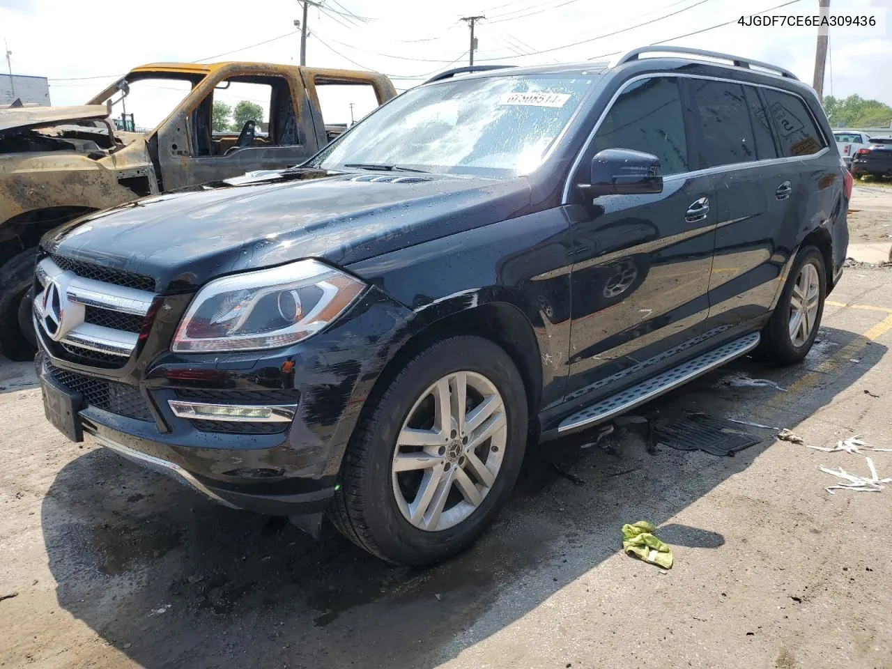 2014 Mercedes-Benz Gl 450 4Matic VIN: 4JGDF7CE6EA309436 Lot: 62308514