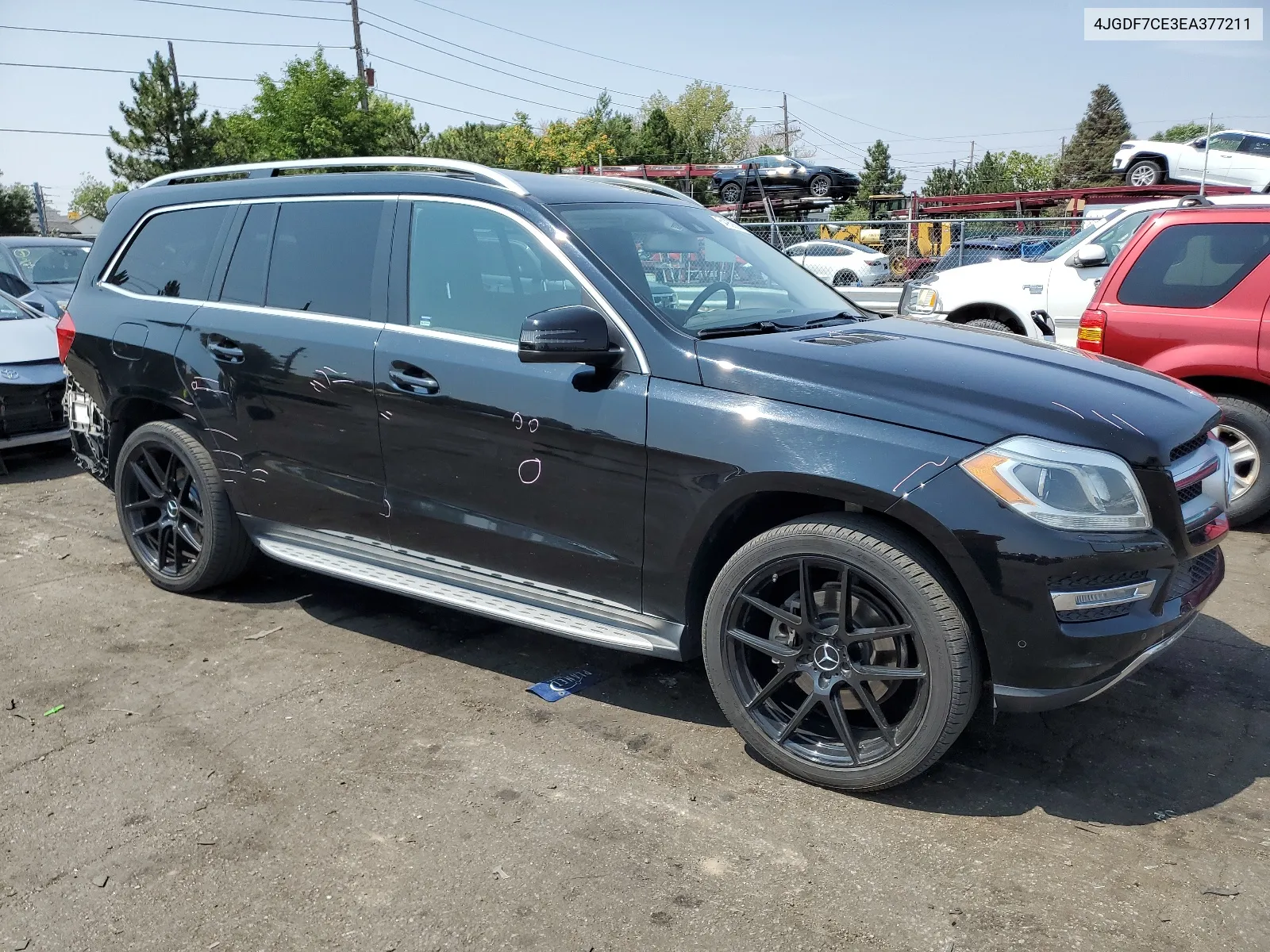 2014 Mercedes-Benz Gl 450 4Matic VIN: 4JGDF7CE3EA377211 Lot: 64959294