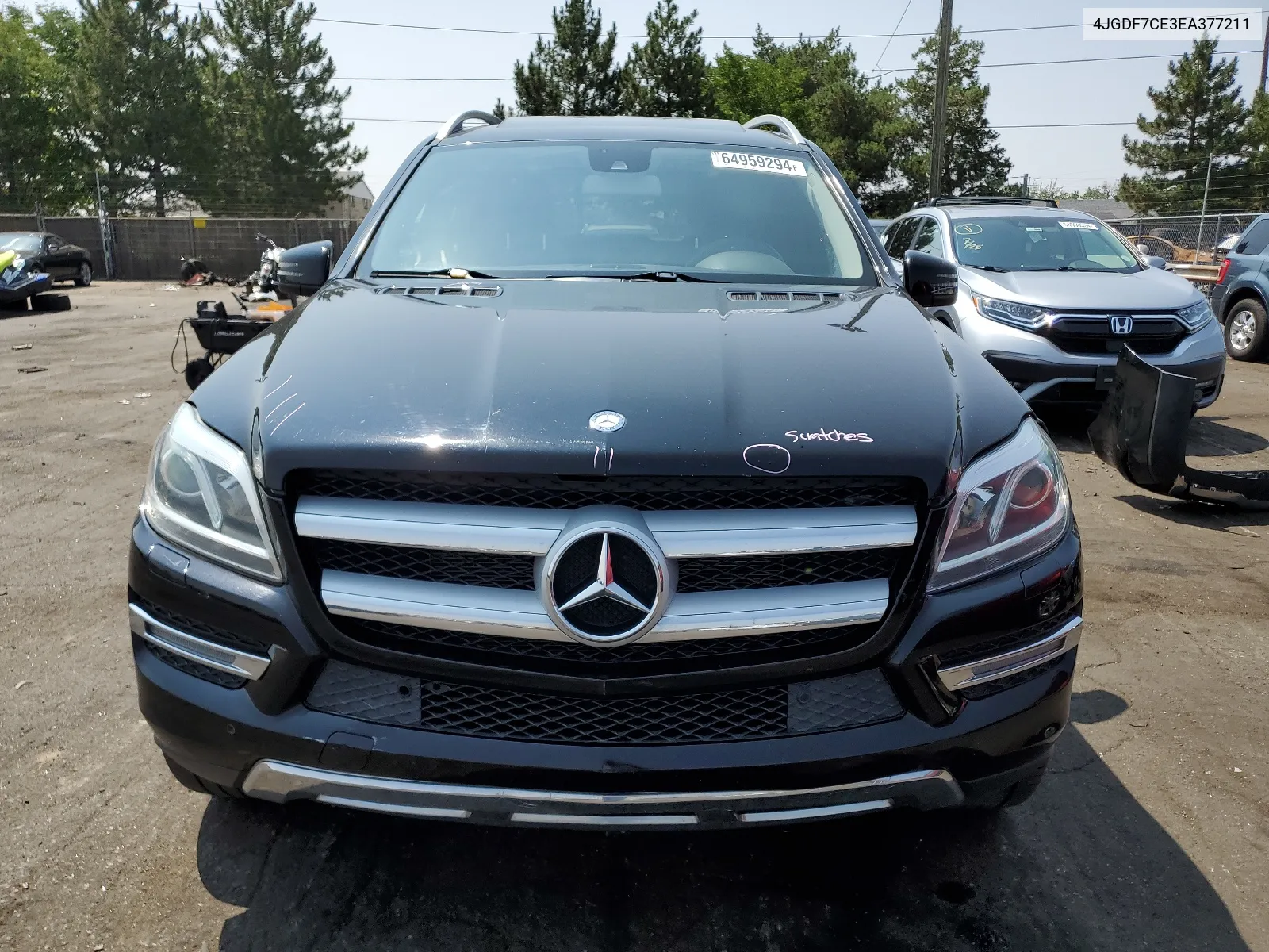 2014 Mercedes-Benz Gl 450 4Matic VIN: 4JGDF7CE3EA377211 Lot: 64959294