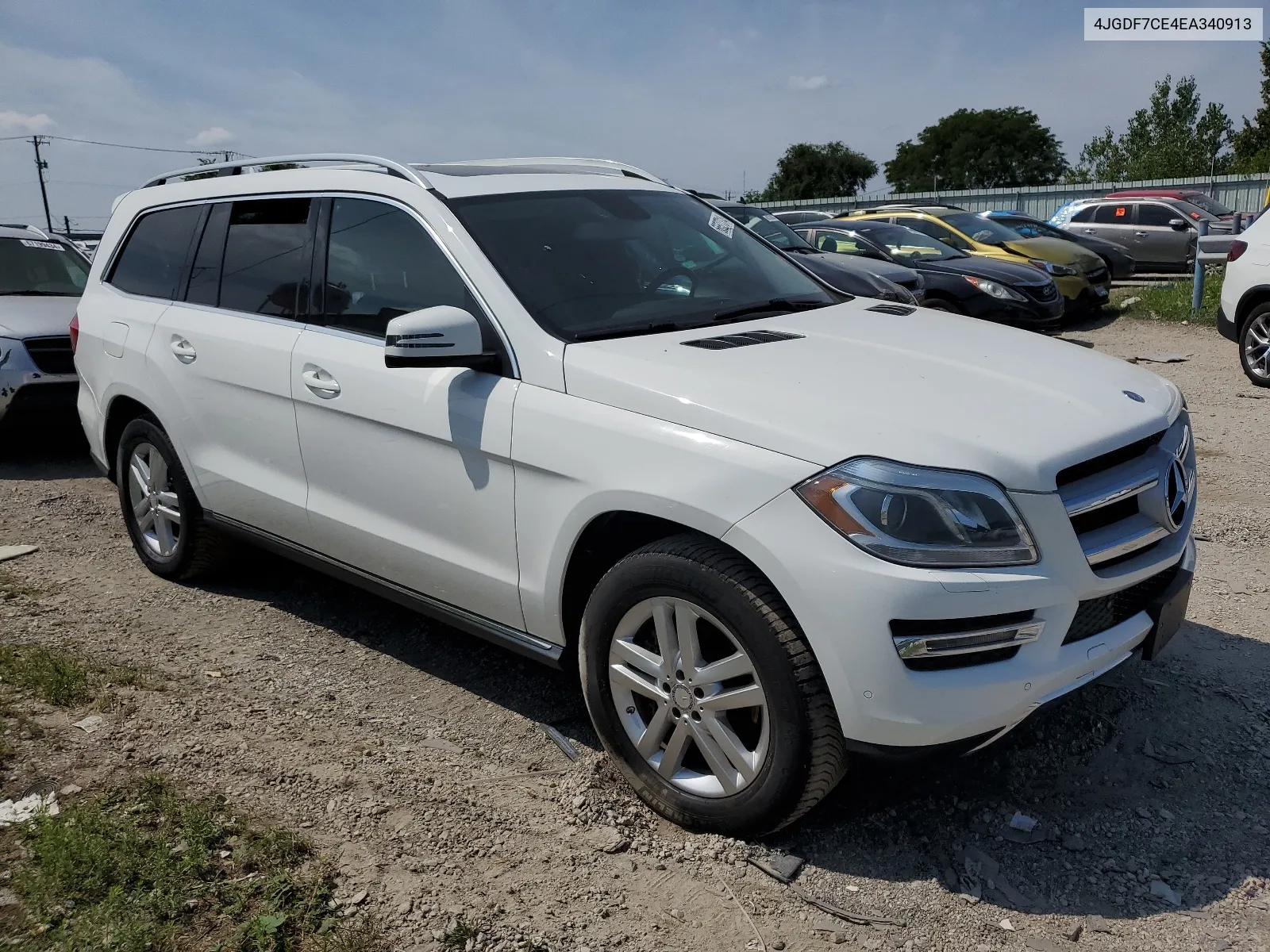 2014 Mercedes-Benz Gl 450 4Matic VIN: 4JGDF7CE4EA340913 Lot: 66527314