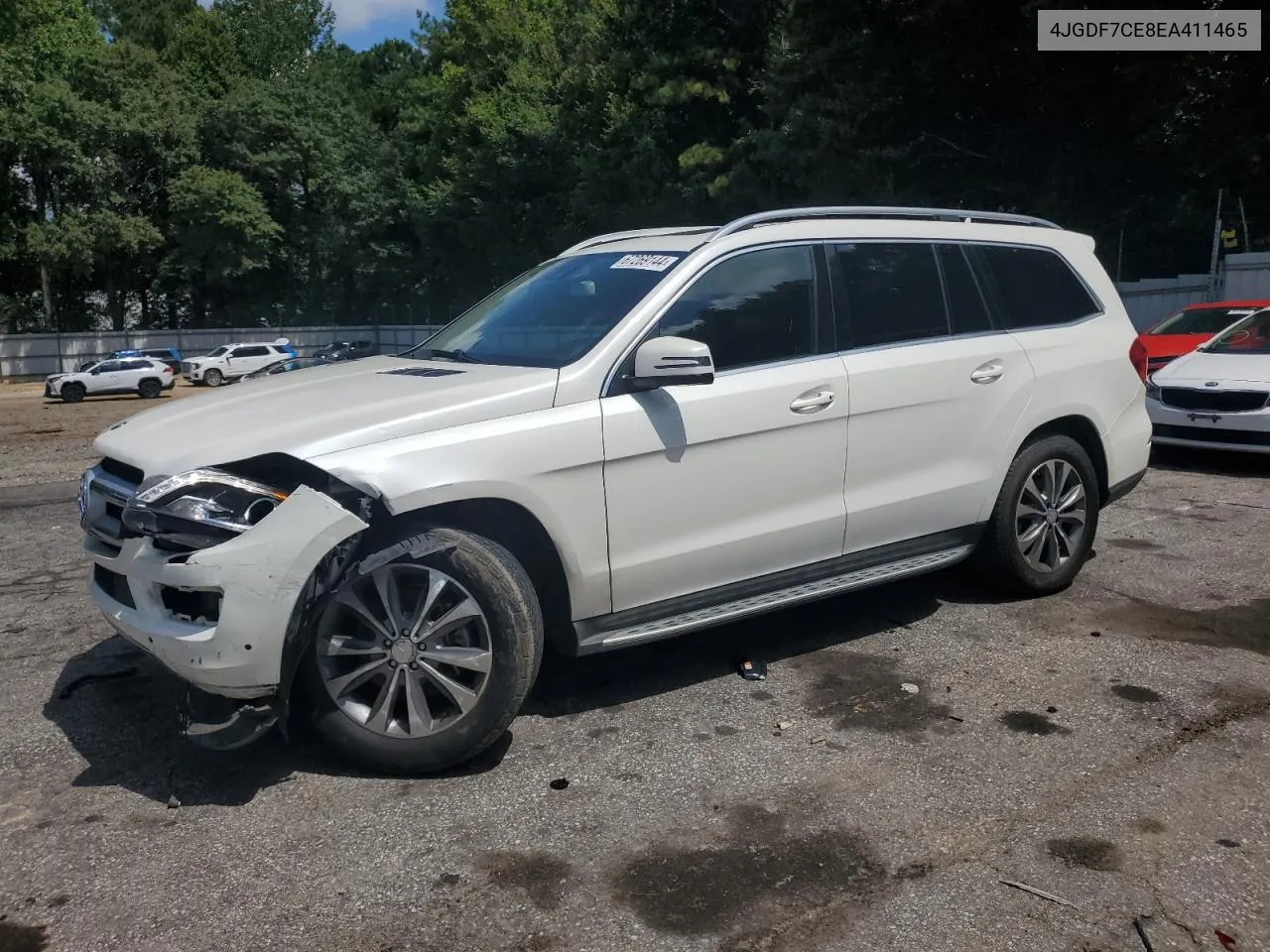 2014 Mercedes-Benz Gl 450 4Matic VIN: 4JGDF7CE8EA411465 Lot: 67269144