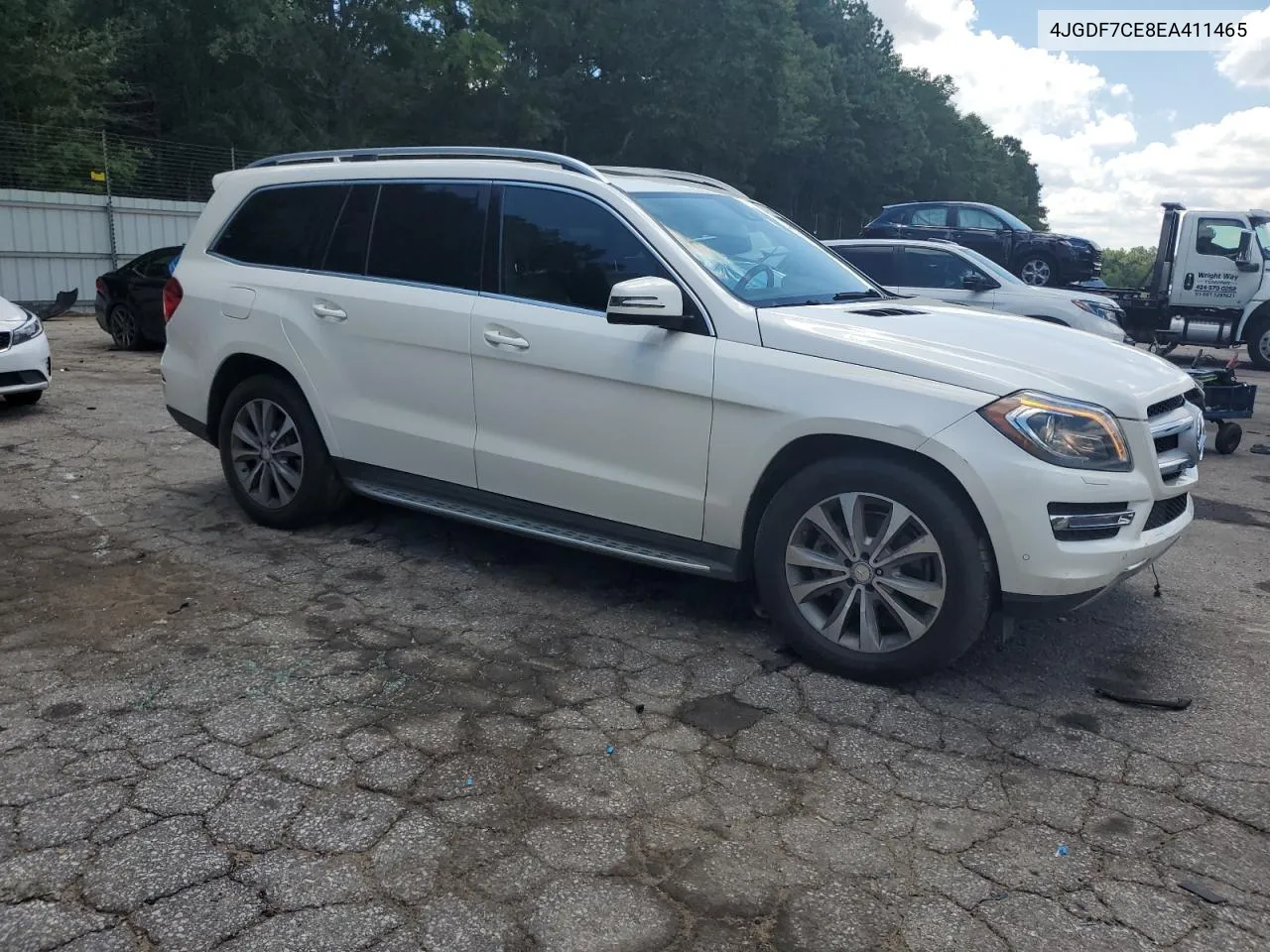 2014 Mercedes-Benz Gl 450 4Matic VIN: 4JGDF7CE8EA411465 Lot: 67269144