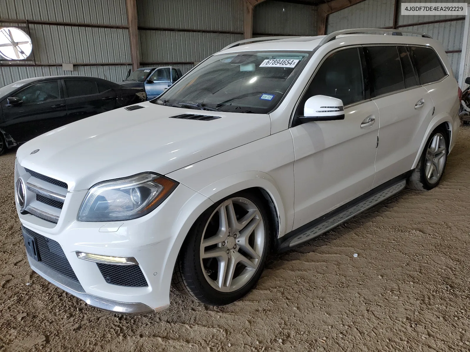 2014 Mercedes-Benz Gl 550 4Matic VIN: 4JGDF7DE4EA292229 Lot: 67894654