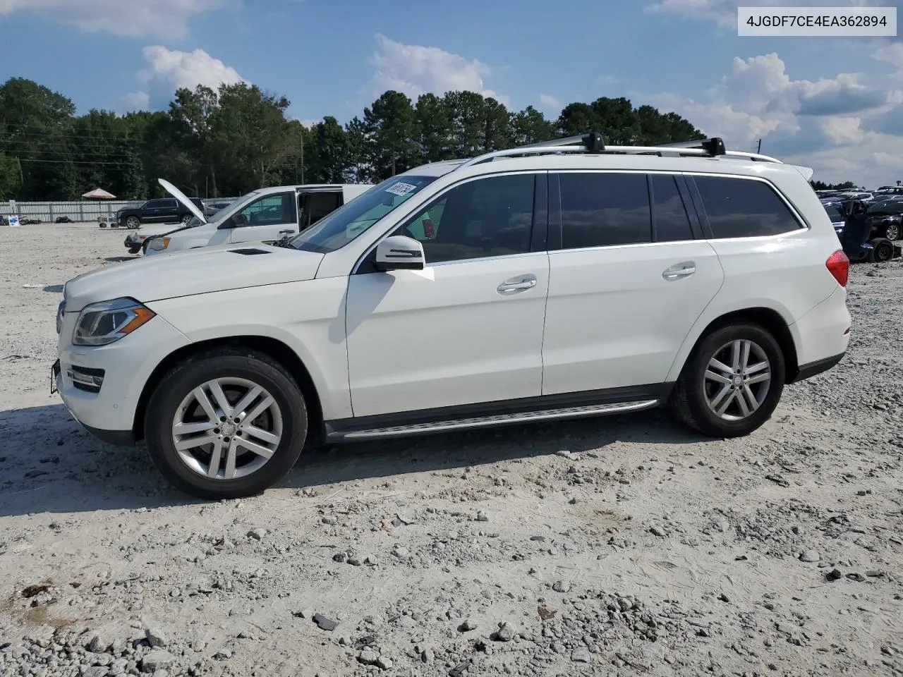 2014 Mercedes-Benz Gl 450 4Matic VIN: 4JGDF7CE4EA362894 Lot: 68618754