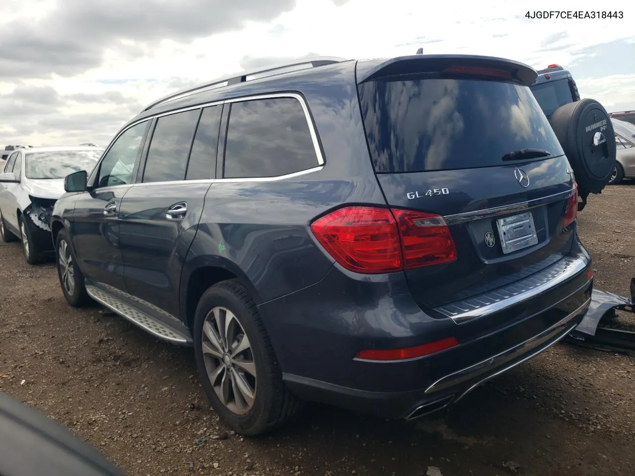 2014 Mercedes-Benz Gl 450 4Matic VIN: 4JGDF7CE4EA318443 Lot: 69029754