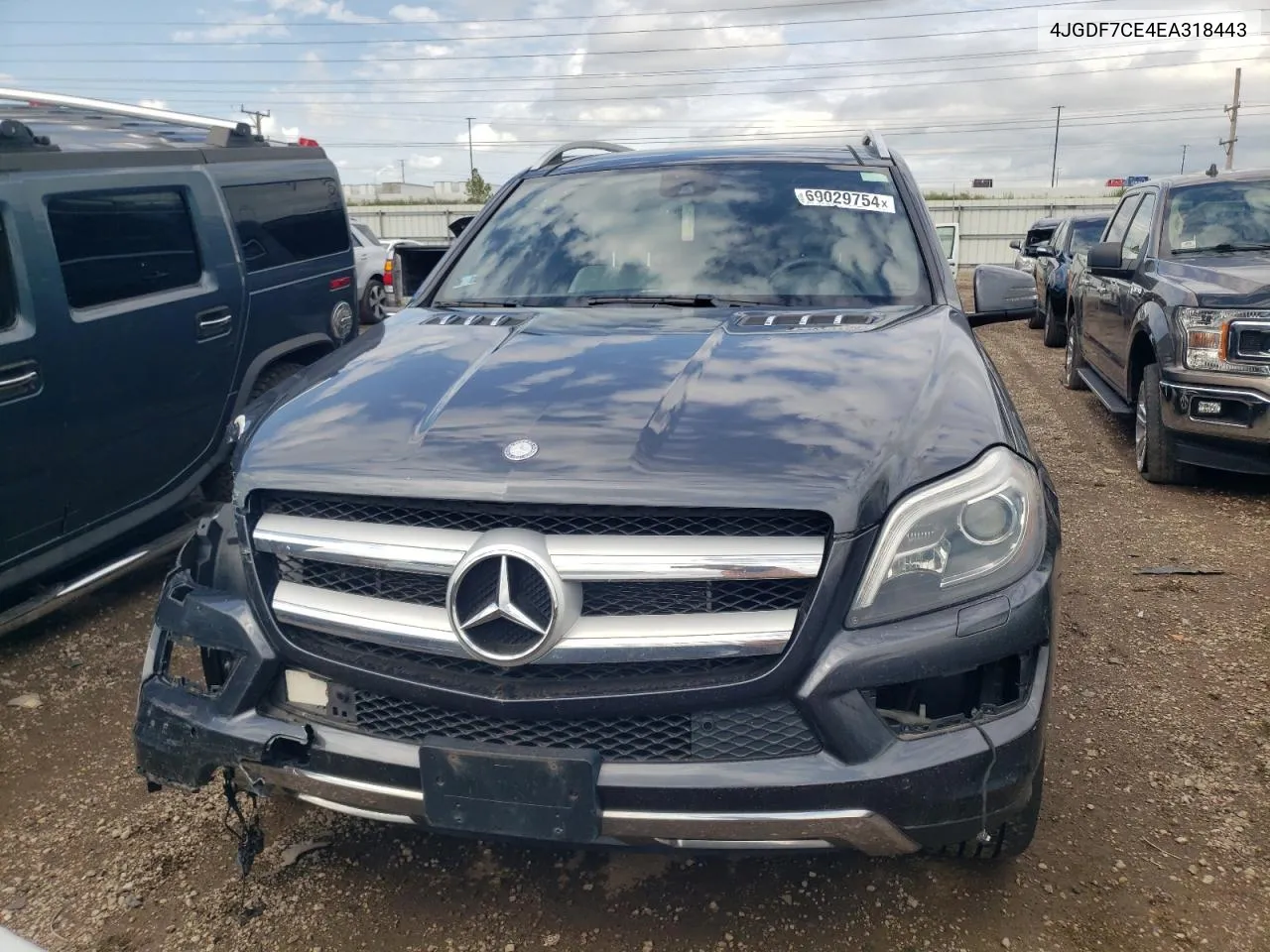 2014 Mercedes-Benz Gl 450 4Matic VIN: 4JGDF7CE4EA318443 Lot: 69029754