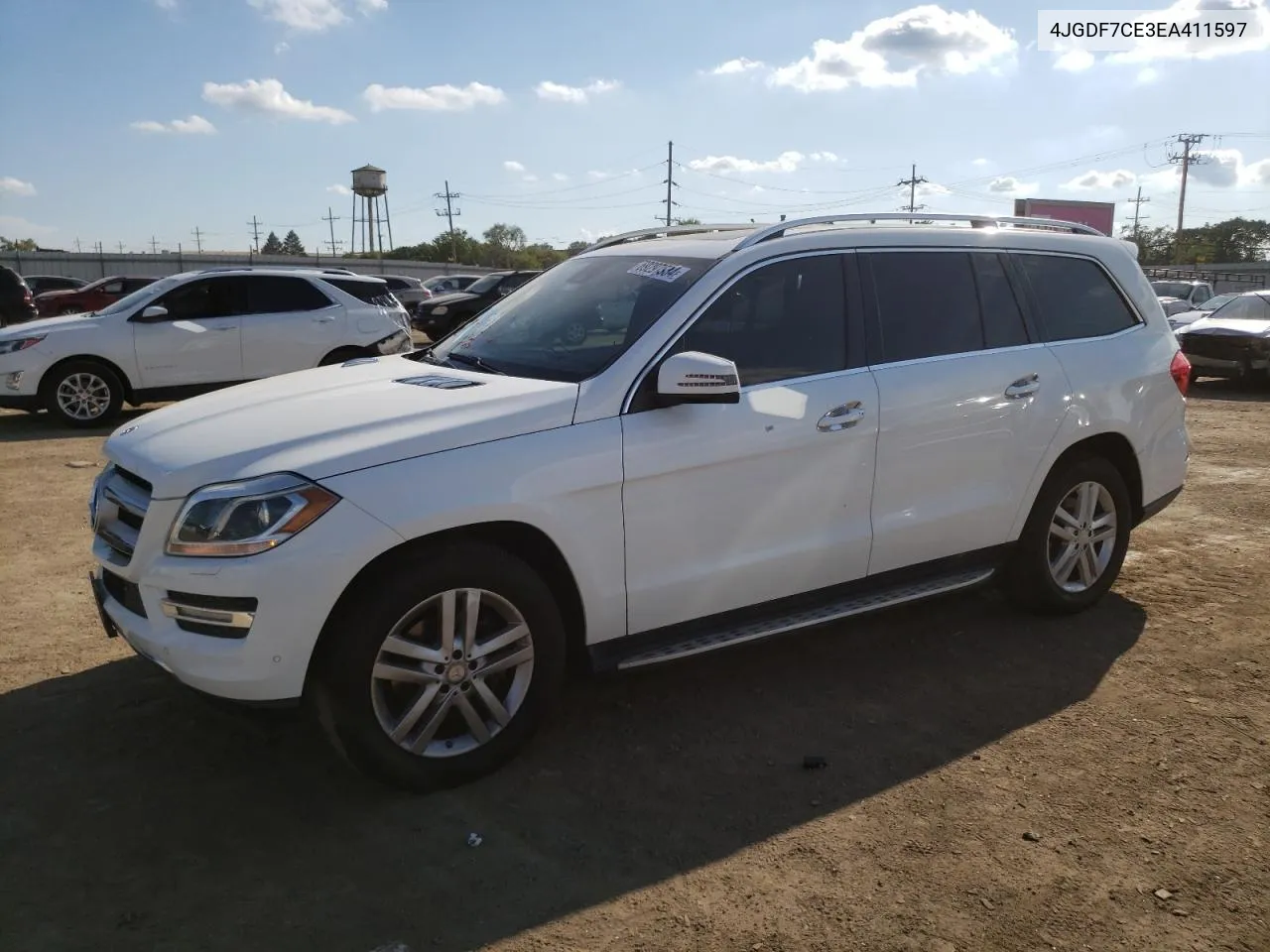 2014 Mercedes-Benz Gl 450 4Matic VIN: 4JGDF7CE3EA411597 Lot: 69297634