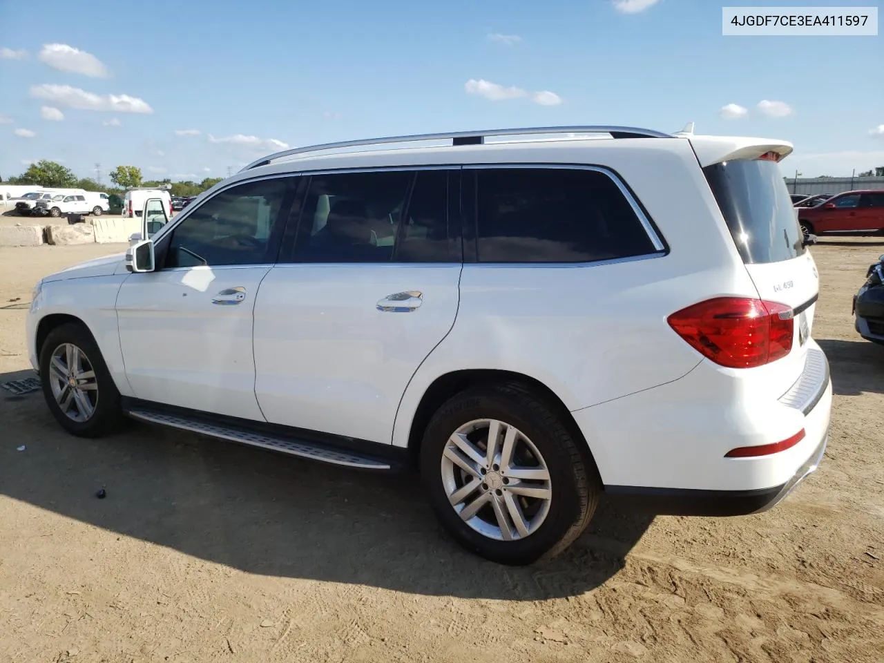 2014 Mercedes-Benz Gl 450 4Matic VIN: 4JGDF7CE3EA411597 Lot: 69297634