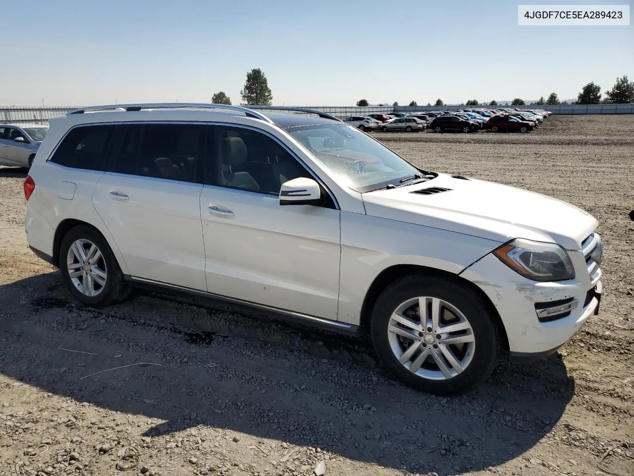 2014 Mercedes-Benz Gl 450 4Matic VIN: 4JGDF7CE5EA289423 Lot: 70435444