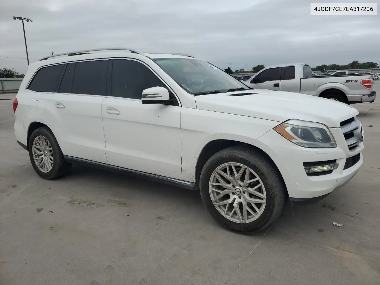 2014 Mercedes-Benz Gl 450 4Matic VIN: 4JGDF7CE7EA317206 Lot: 71021754