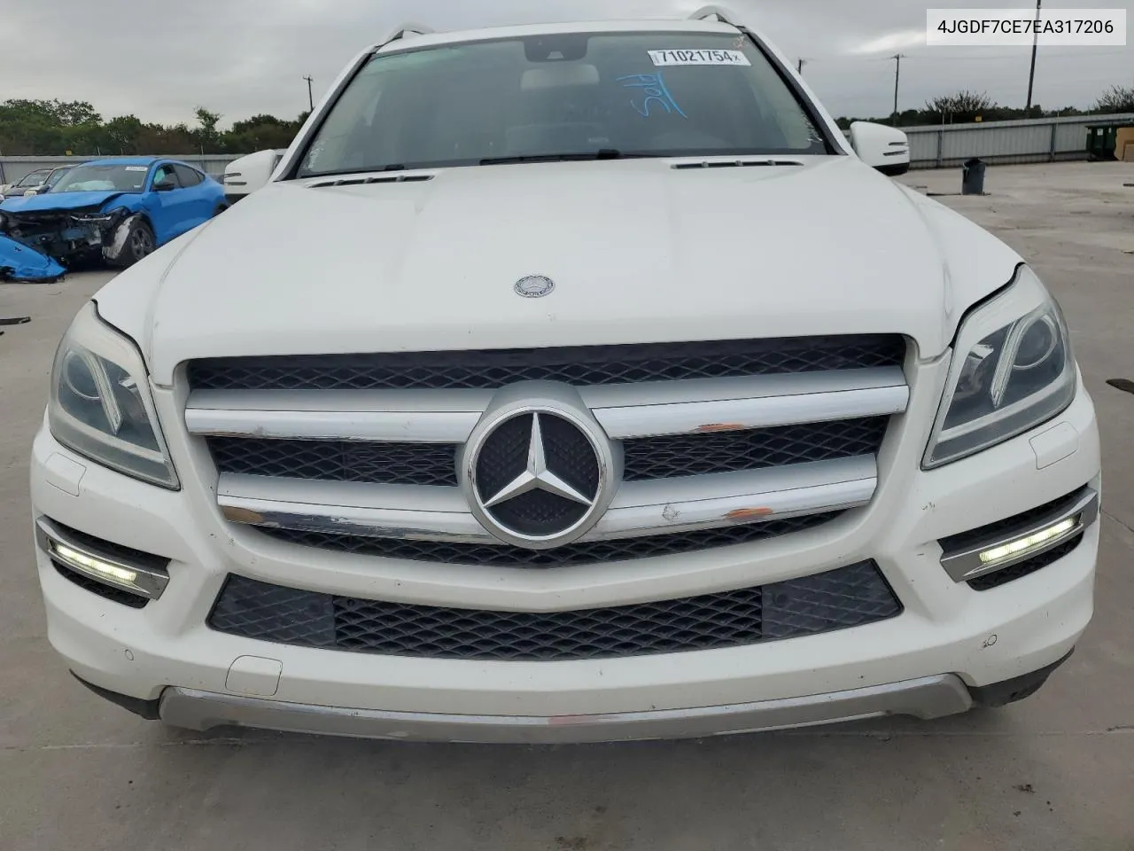 2014 Mercedes-Benz Gl 450 4Matic VIN: 4JGDF7CE7EA317206 Lot: 71021754