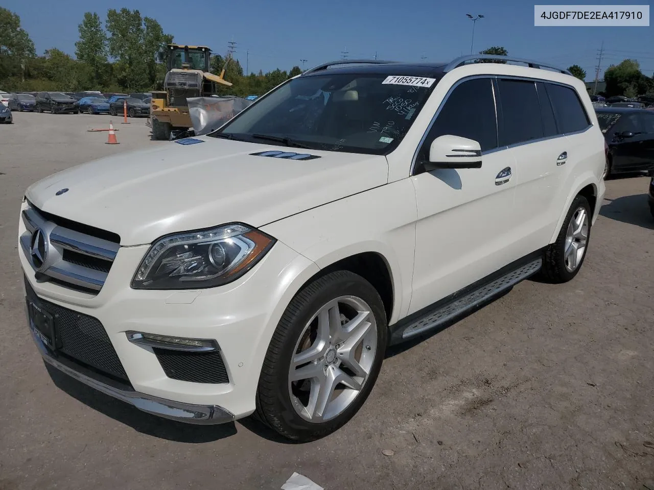 2014 Mercedes-Benz Gl 550 4Matic VIN: 4JGDF7DE2EA417910 Lot: 71055774