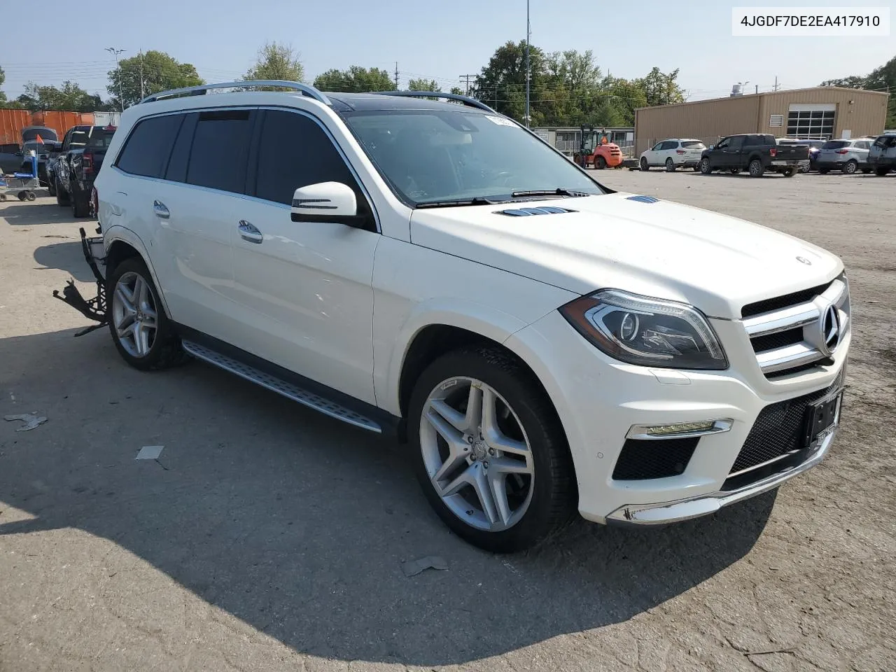 2014 Mercedes-Benz Gl 550 4Matic VIN: 4JGDF7DE2EA417910 Lot: 71055774