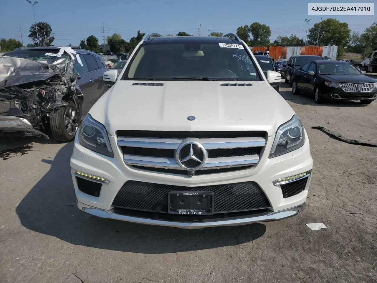 2014 Mercedes-Benz Gl 550 4Matic VIN: 4JGDF7DE2EA417910 Lot: 71055774