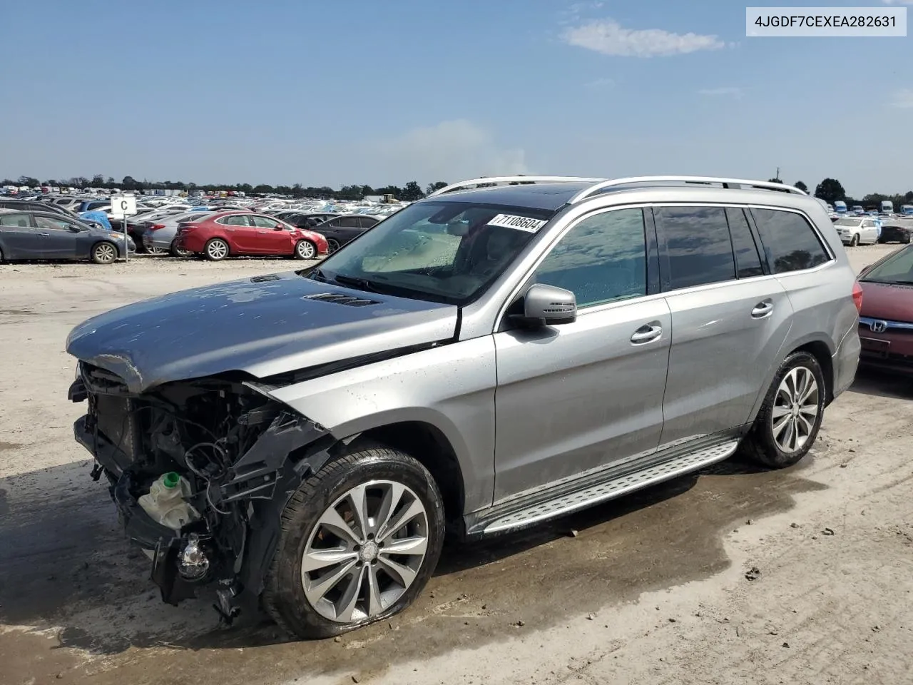 2014 Mercedes-Benz Gl 450 4Matic VIN: 4JGDF7CEXEA282631 Lot: 71108604