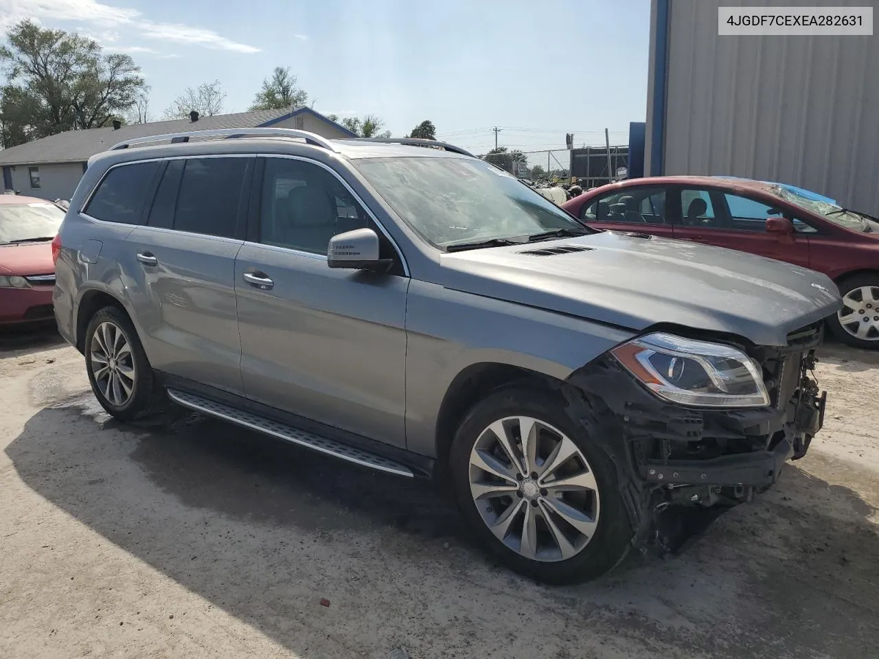 2014 Mercedes-Benz Gl 450 4Matic VIN: 4JGDF7CEXEA282631 Lot: 71108604