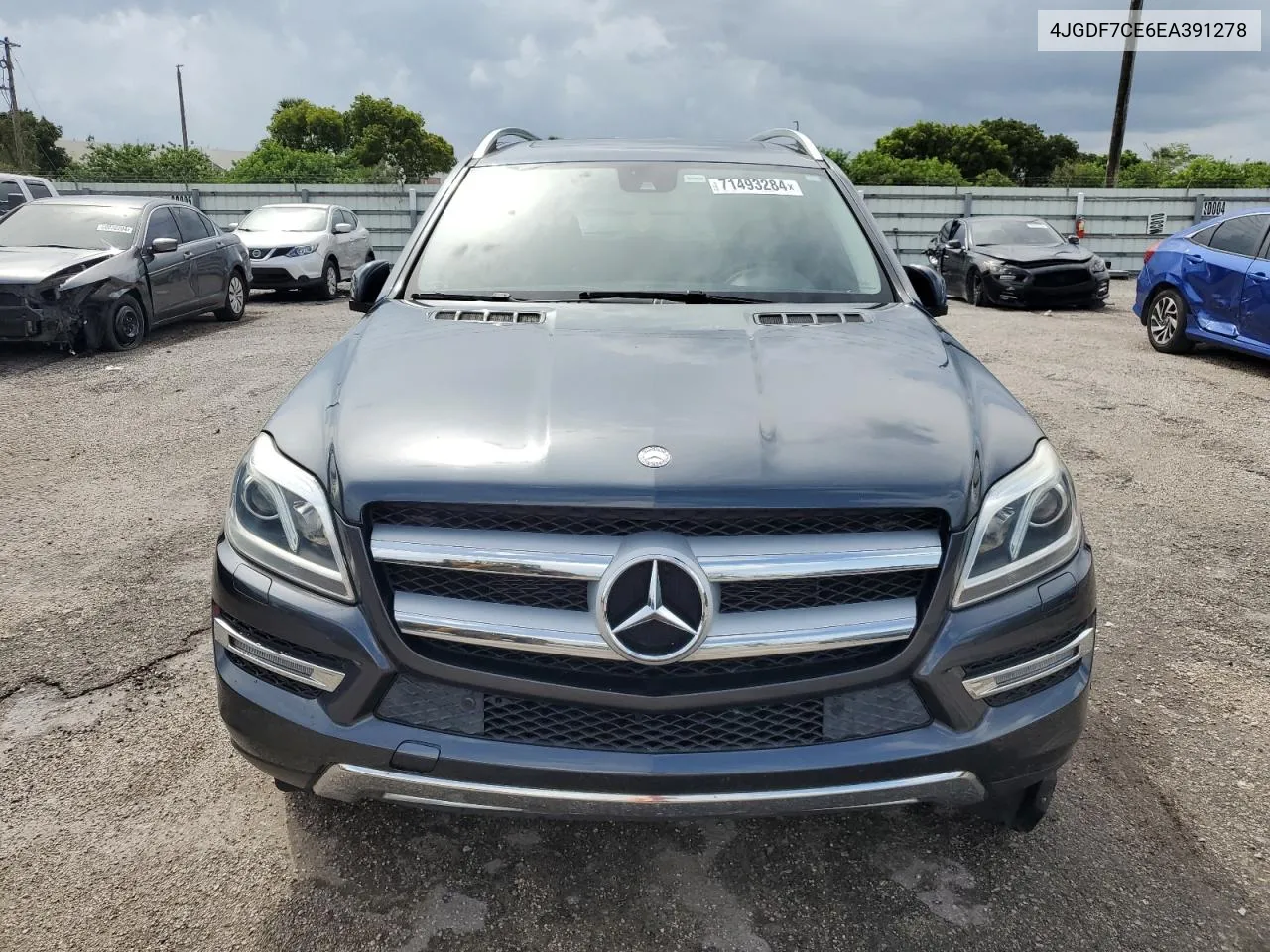 2014 Mercedes-Benz Gl 450 4Matic VIN: 4JGDF7CE6EA391278 Lot: 71493284