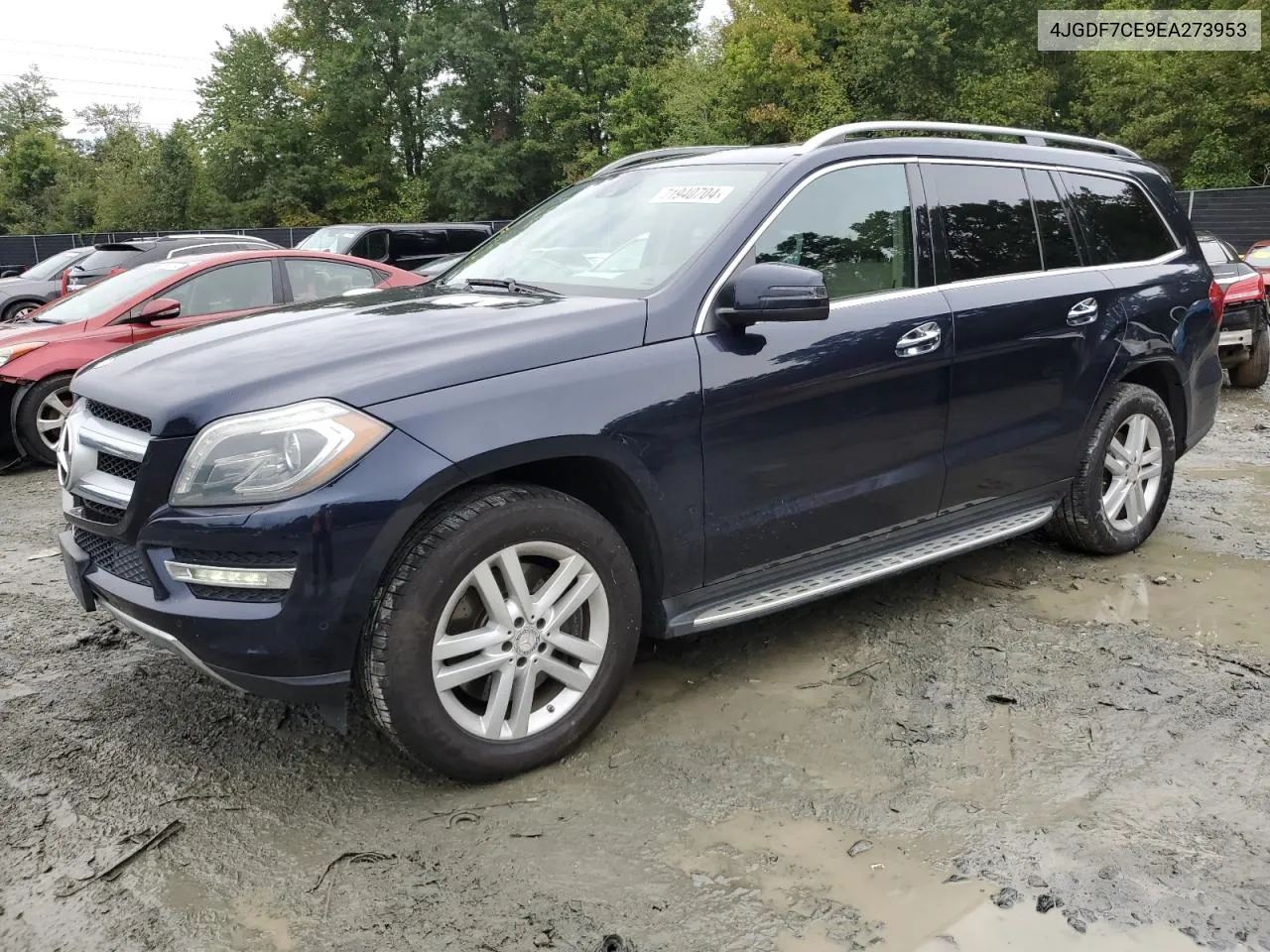 2014 Mercedes-Benz Gl 450 4Matic VIN: 4JGDF7CE9EA273953 Lot: 71940704