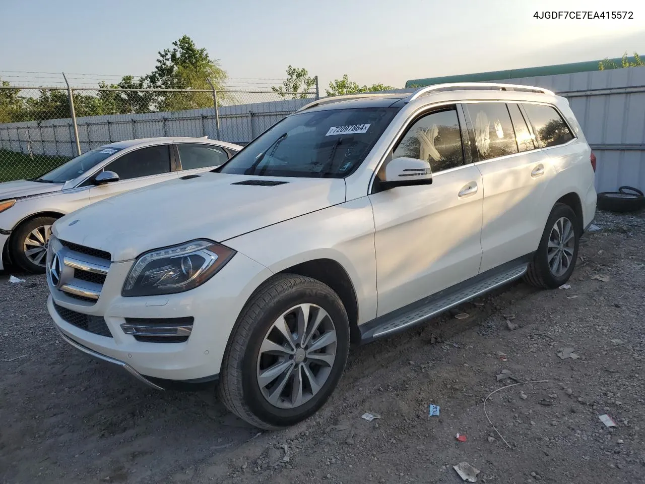 2014 Mercedes-Benz Gl 450 4Matic VIN: 4JGDF7CE7EA415572 Lot: 72097864