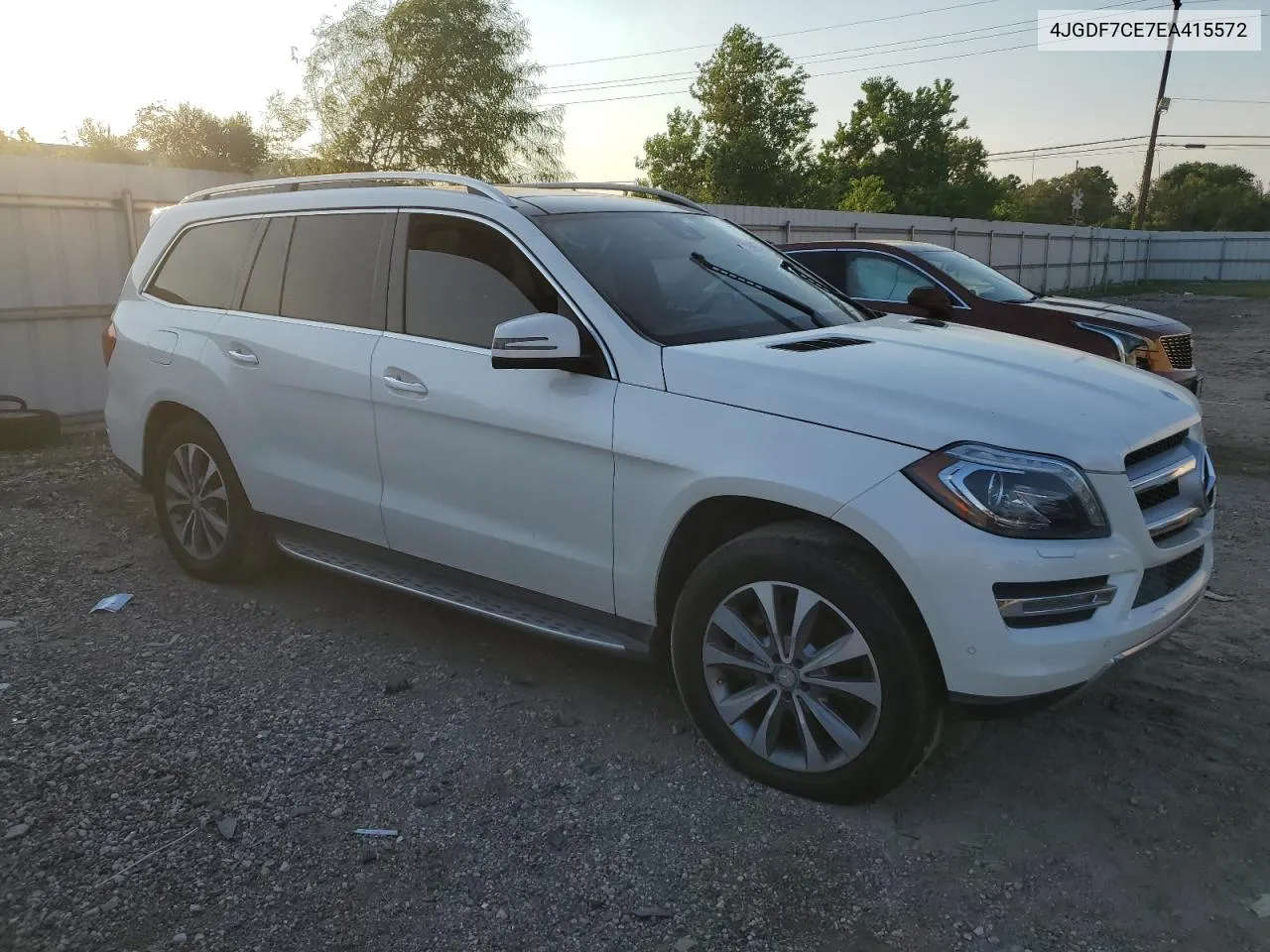 2014 Mercedes-Benz Gl 450 4Matic VIN: 4JGDF7CE7EA415572 Lot: 72097864